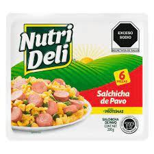 SALCHICHA CON PAVO NUTRI DELI 250G