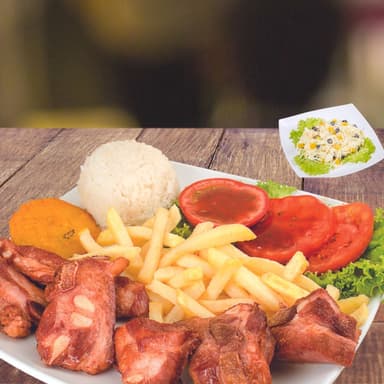 Costillas BBQ Ahumadas 500 Gr + Limonada(10oz)