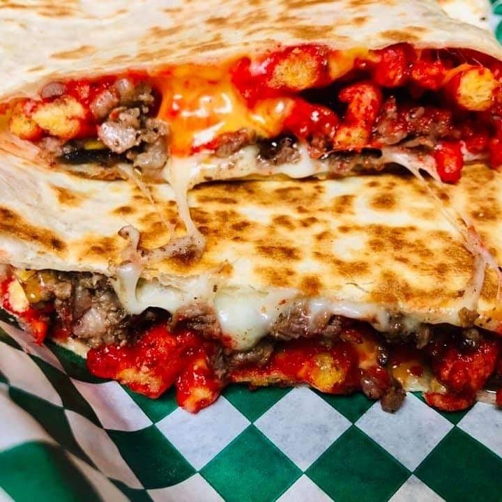 Flamin Cheddar Quesadilla