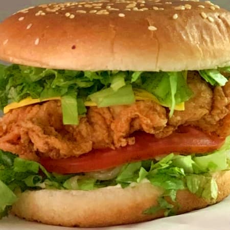 Hamburguesa pechuga pollo