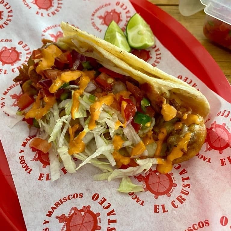 Quesadilla de Maiz de Camarón