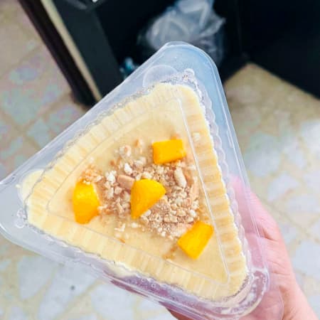 Pastel frio durazno