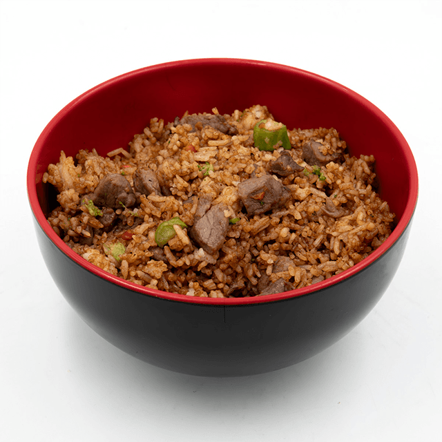 Arroz Oriental Carne y Verduras