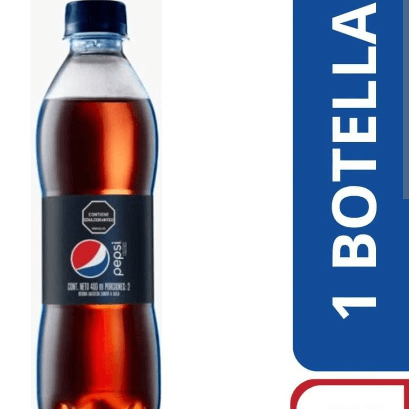 Gaseosa POSTOBON PEPSI ZERO 400MIL