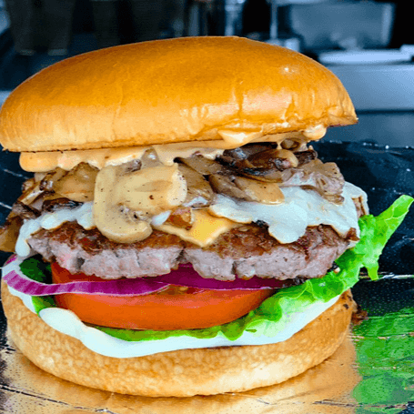 Champi Burger con Queso