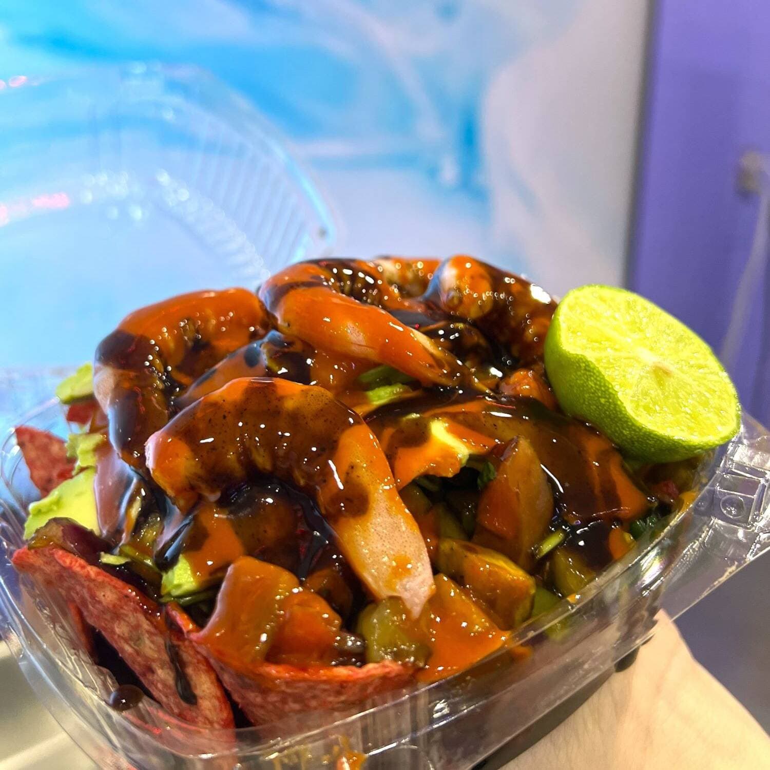 COMBO Tosticamaron Morado + Refresco