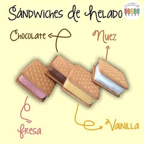 Sandwich de Helado