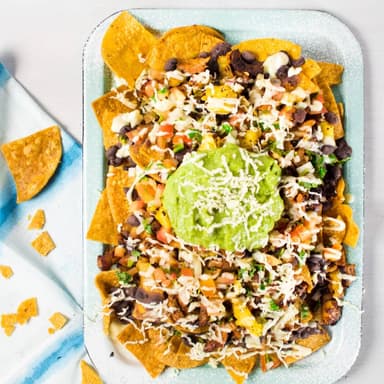 Nachos con todo