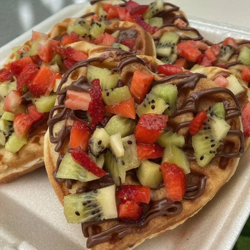 Waffles Corazón Deli 6 Piezas