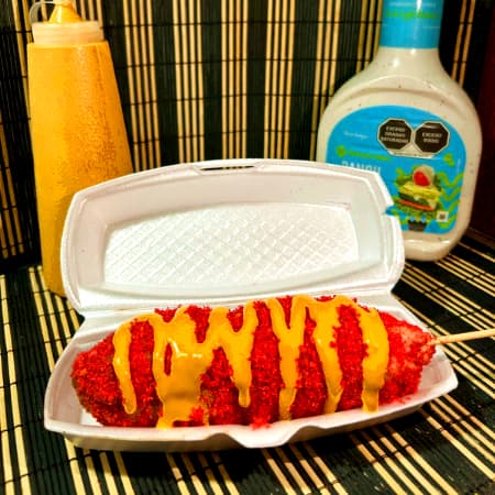 Banderilla Coreana Combinada, Cheetos Flaming