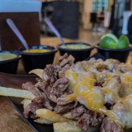 Papas con Bistec