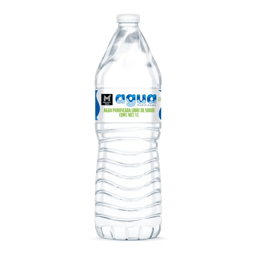 Agua Members Mark de 1 Lt con Un Shot de Clorofila