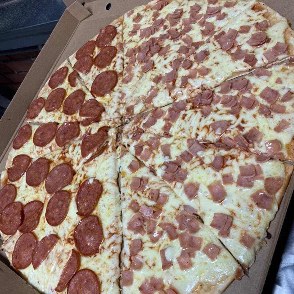 Pizza Jamón y Queso Porción