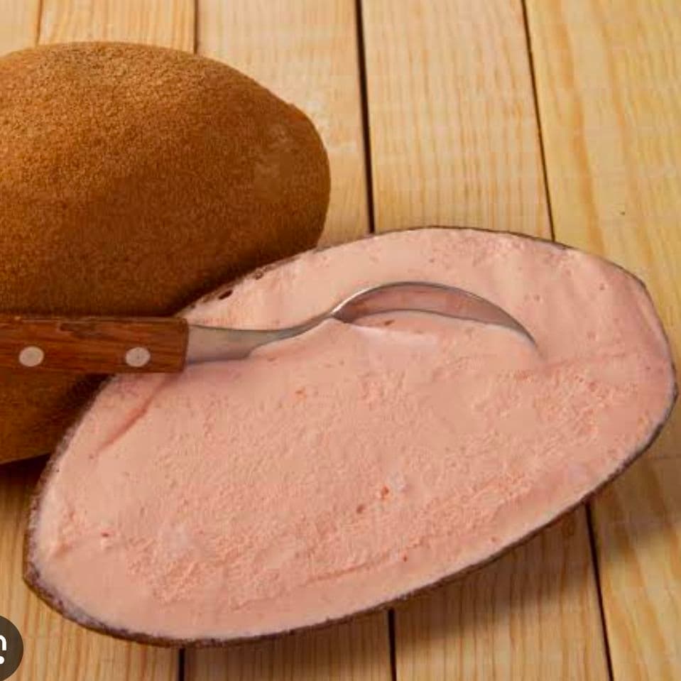 Helado artesanal de mamey