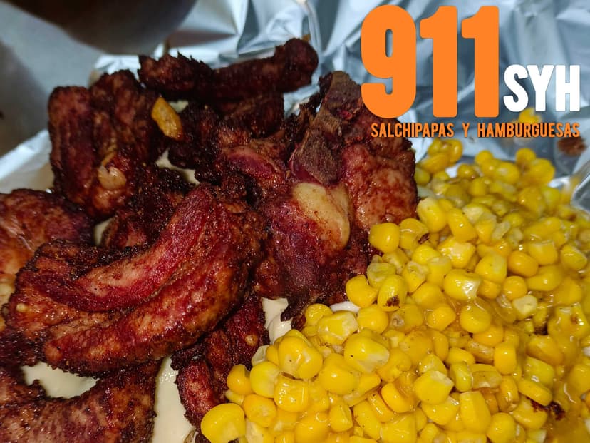 911 Salchipapas y Hamburguesas