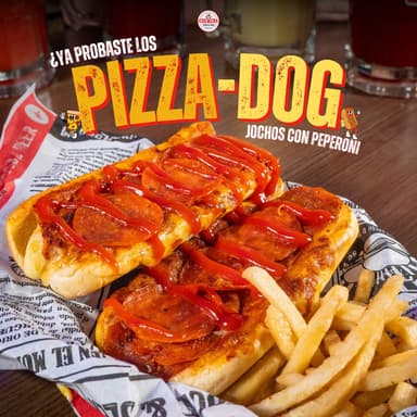 PIZZADOG CON PAPAS GRATIS