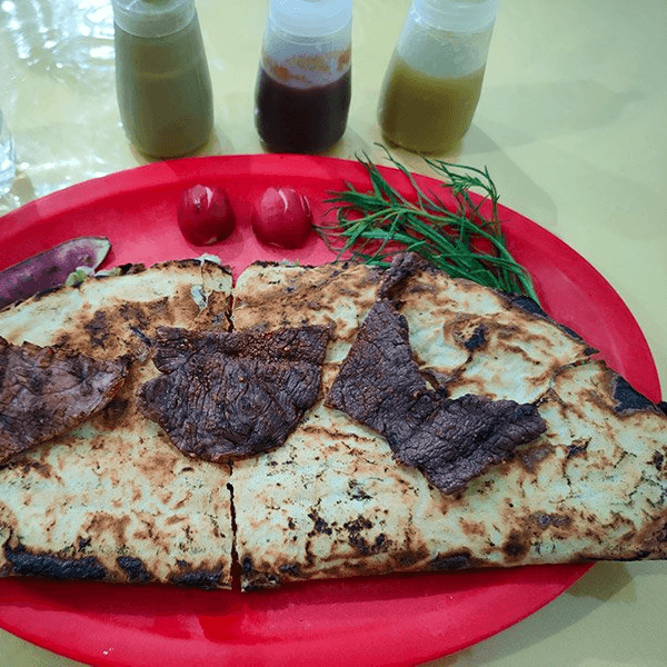 Tlayuda de Tasajo