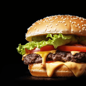 Hamburguesa Extragrande  con Queso