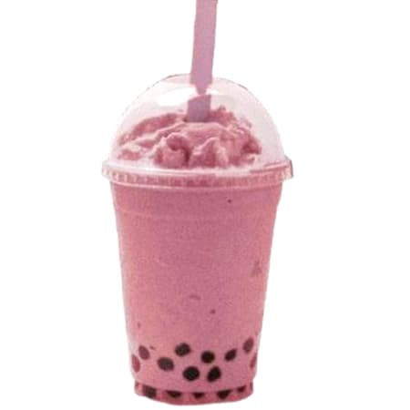 Frappe de Fresas Con Tapioca