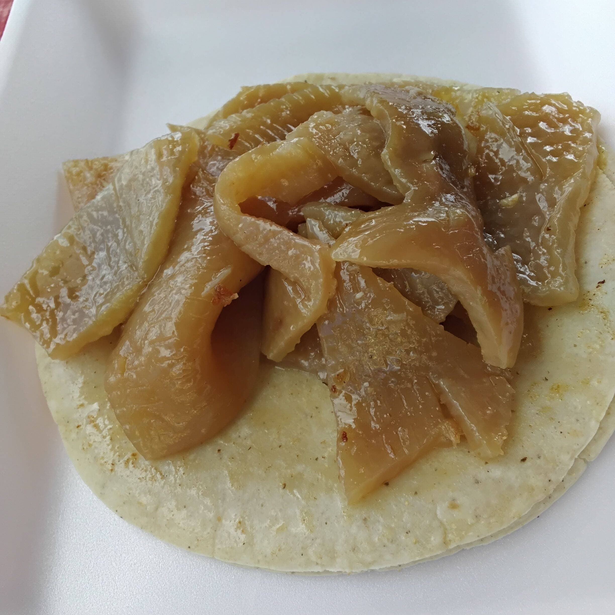 Taco cuerito con buche