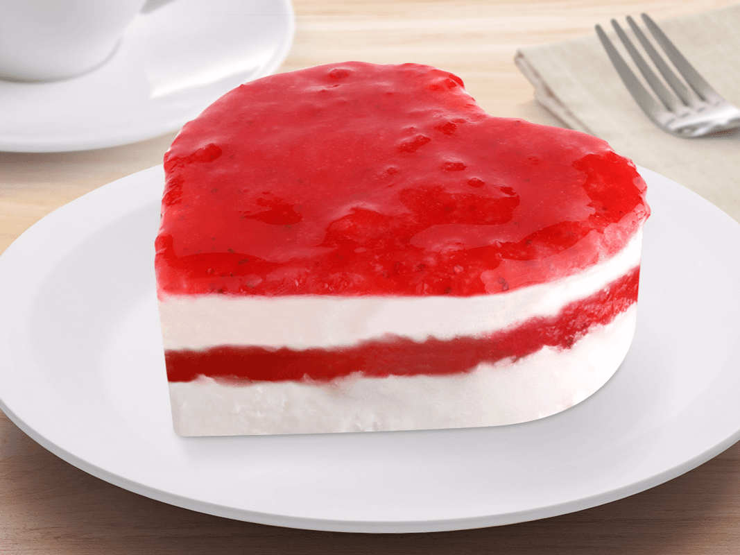 Tarta Individual Queso Fresa