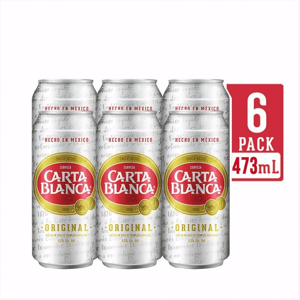 Six Carta Blanca 473 Ml