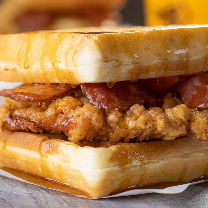 Chicken Waffle Sandwich