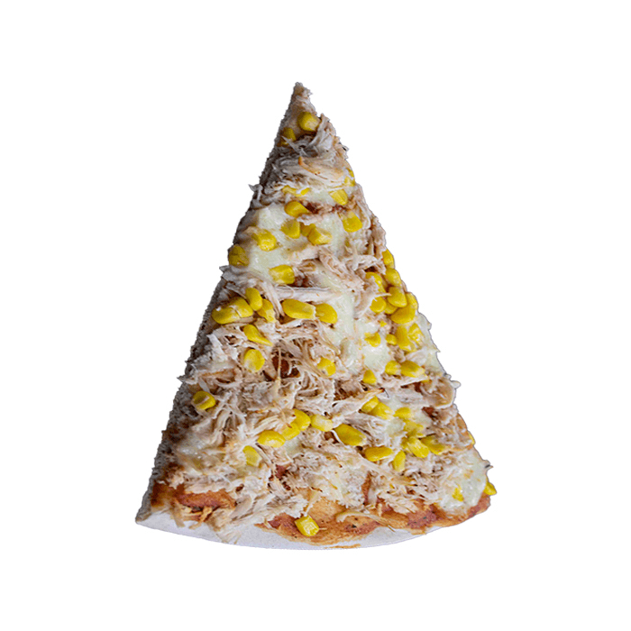 Porción de Pizza Pollo y Maíz
