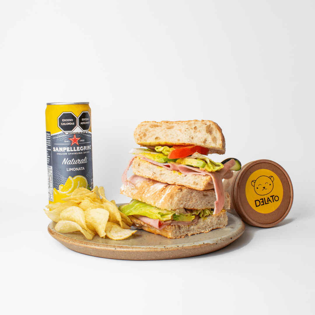 Combo Ciabatta de Jamón de Pavo