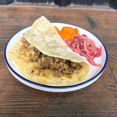 Burrito de Bistec con Papas