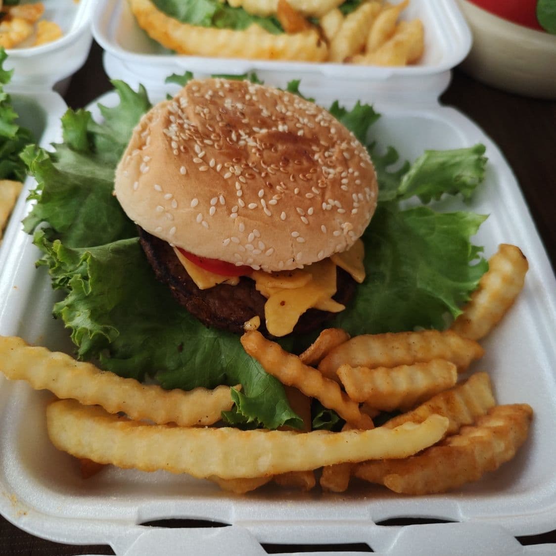 Hamburguesa Sencilla con Papas