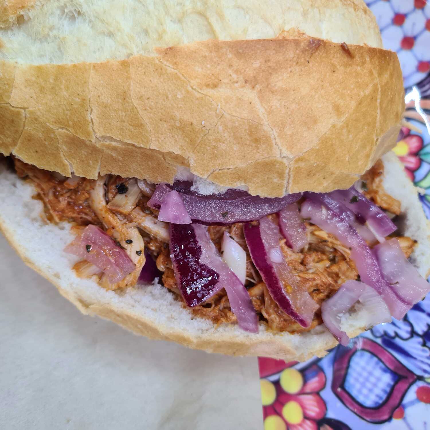 Torta de Cochinita Pibil