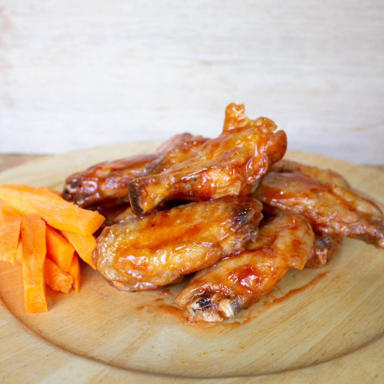6 Alitas a la BBQ, BBQ Picante o Buffalo