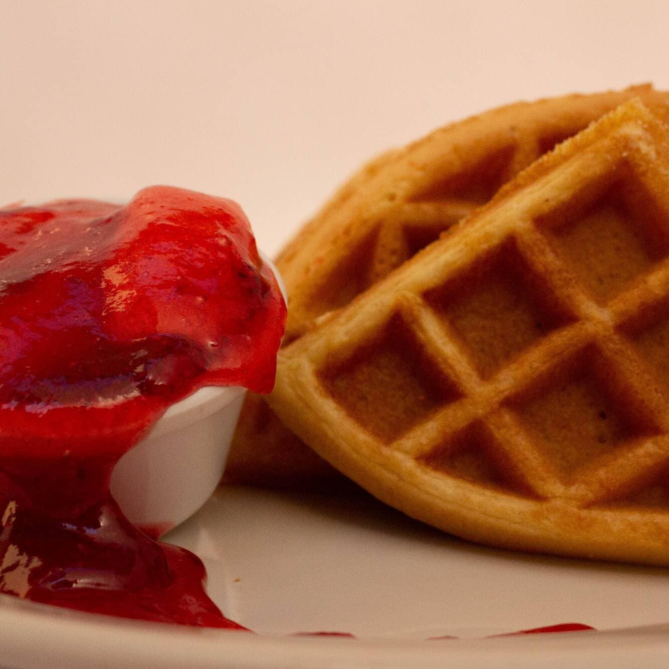 Waffle con M. Fresa