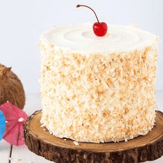 Pastel Piña con coco