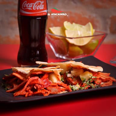 Orden de Tacos al Pastor con Queso