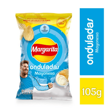 Papas Margaritas onduladas mayonesa