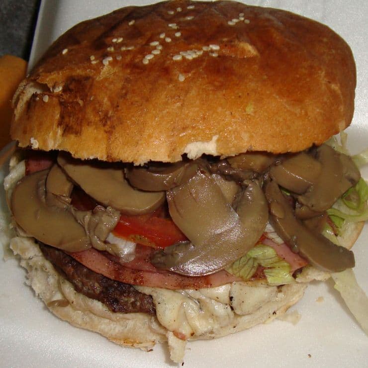 Hamburguesa champiñón