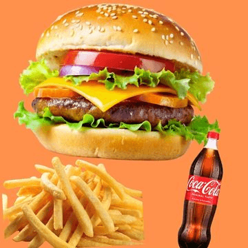 combo  cheese burger