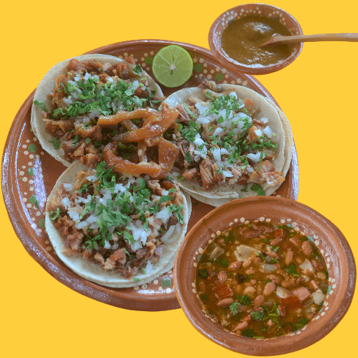 Tacos de Carnitas Especiales (3) + Complemento