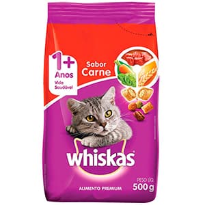ALIM GATO WHISKAS CARNE ORIGINAL 500 G