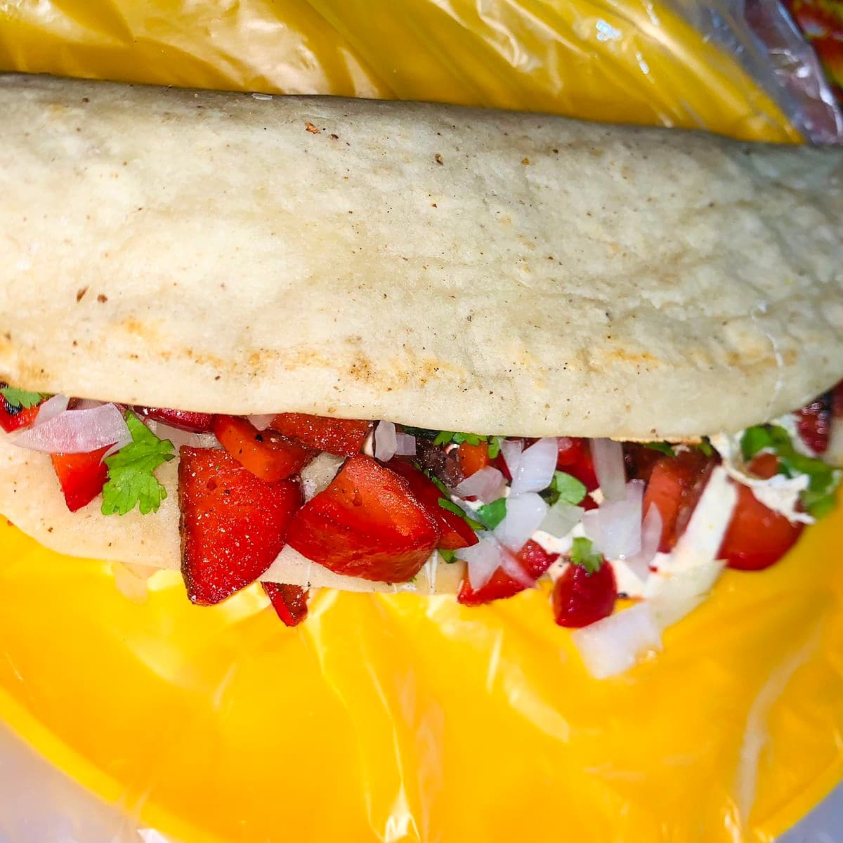 Quesadilla de Salchichón