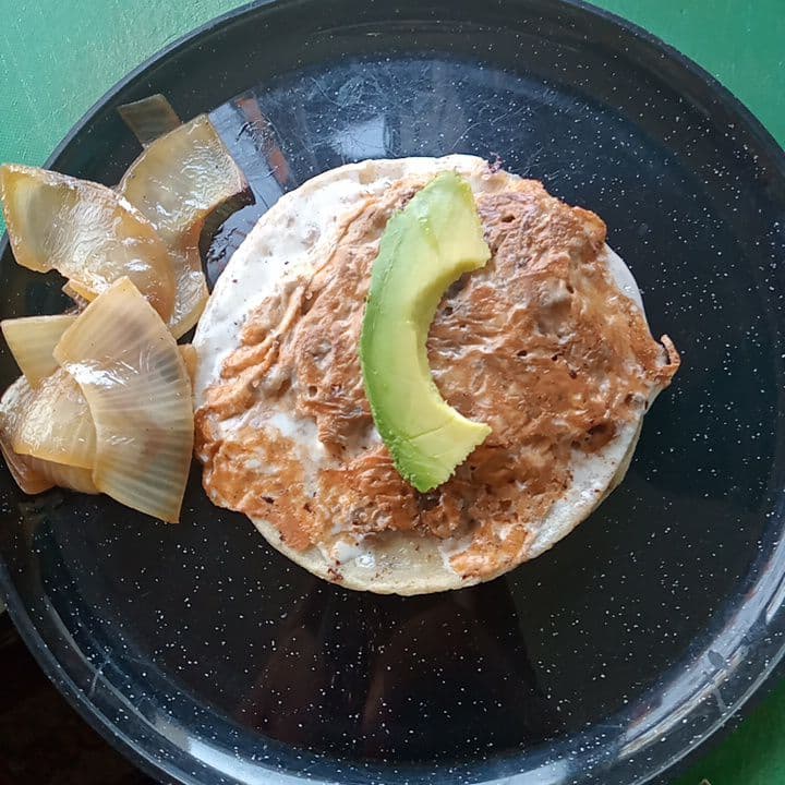 Tacos de Bisteck con Costra de Queso Individual