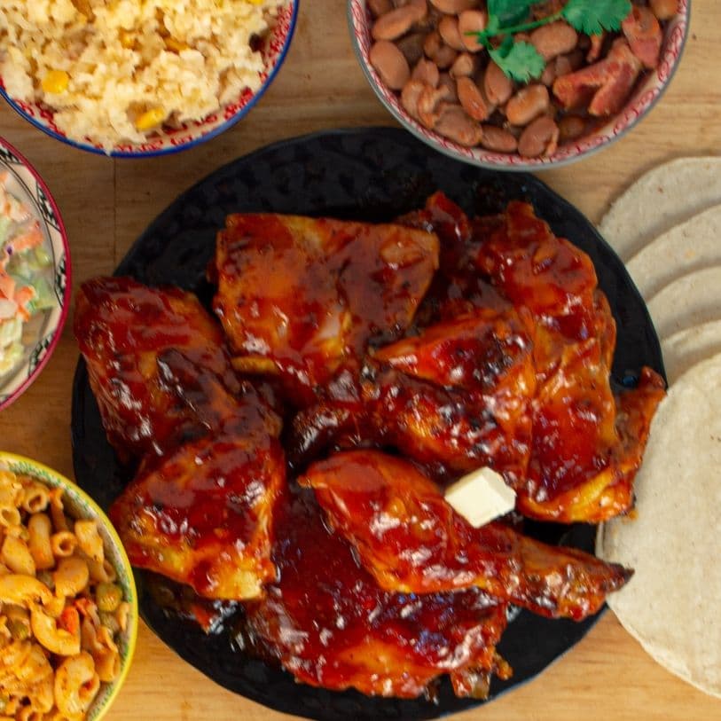 1 Pollo BBQ CON TODO