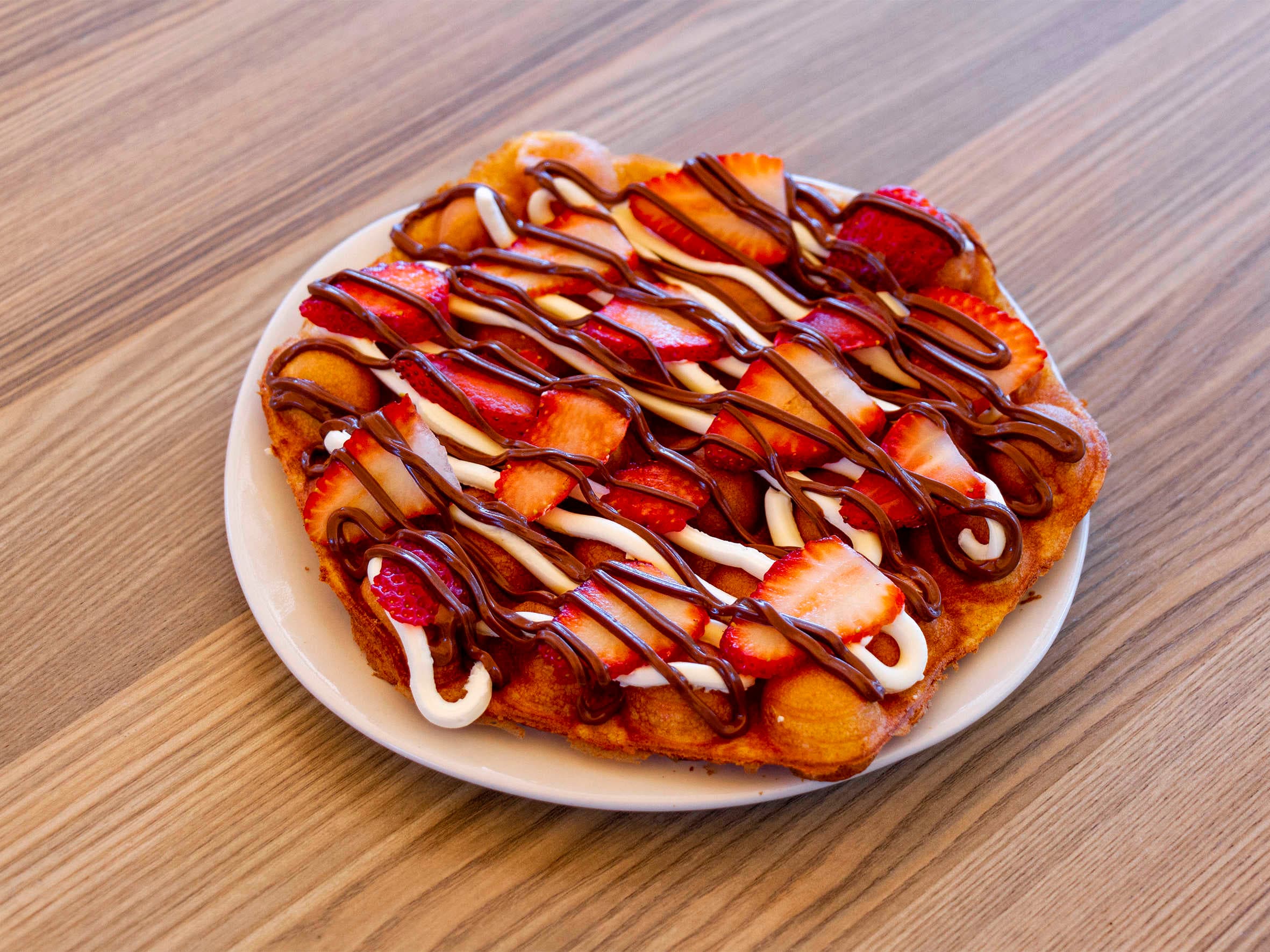 Waffle Bosque Rojo