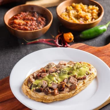 Huarache de Rib Eye