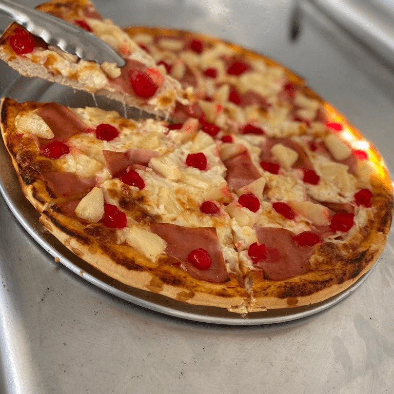 pizza familiar hawaiana