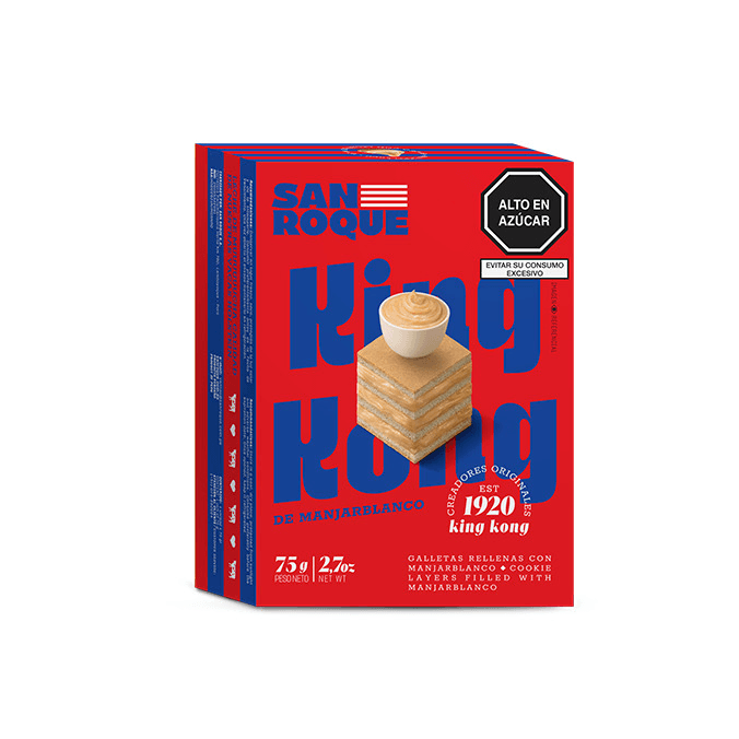 King Kong de Puro Manjar Blanco 75 G