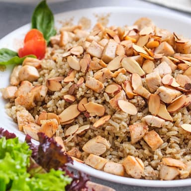 Media Porcion de Arroz De Almendra