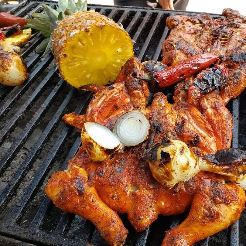 Pollo Entero Asado Mango Habanero